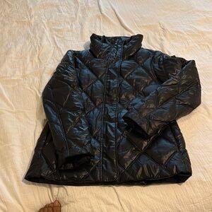 Calvin Klein Jeans Shiny Black Jacket